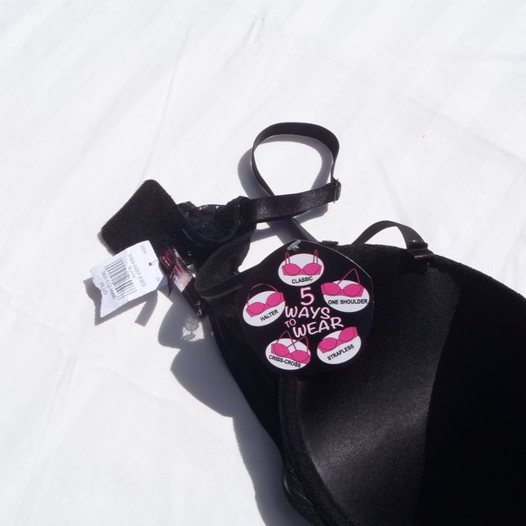 Secret Lace Black Fuchsia Bra - NWT - Picture 8 of 10